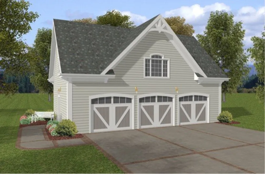 Full Rendering for House Plan #273070