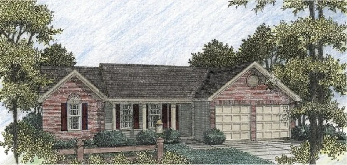 Full Rendering for House Plan #273011