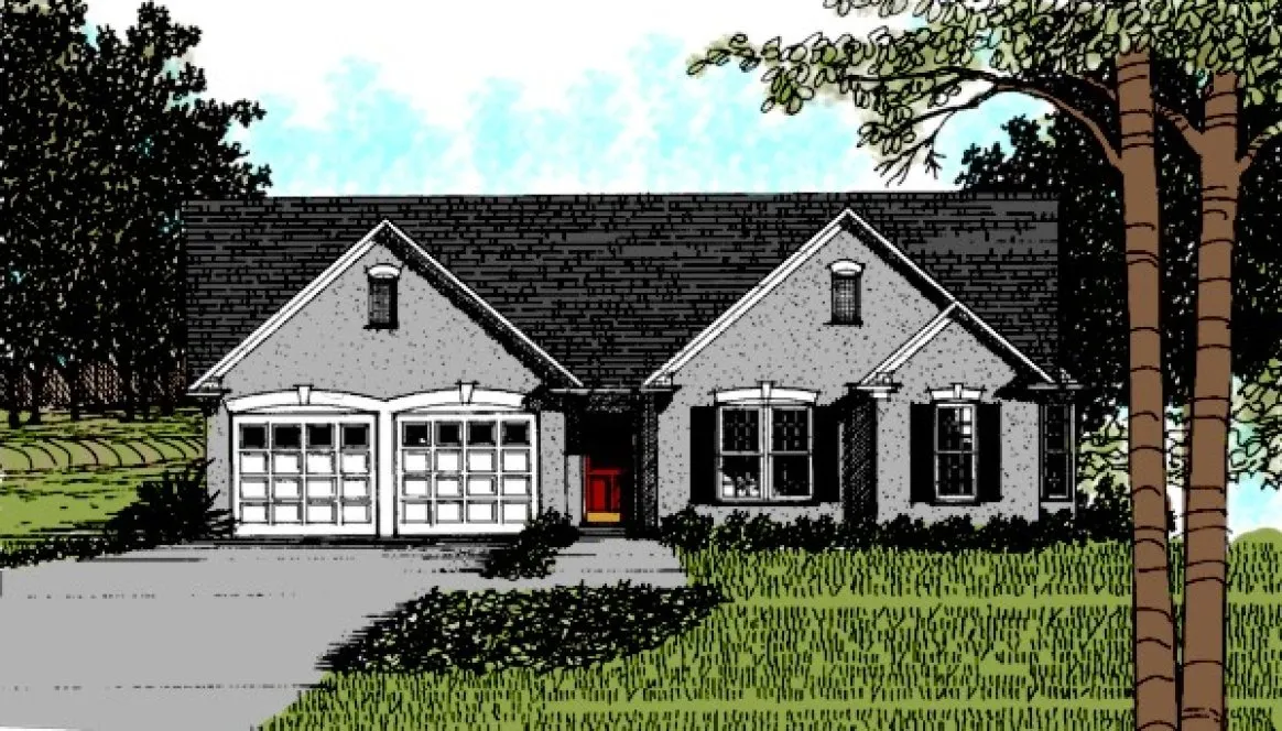 Full Rendering for House Plan #273031