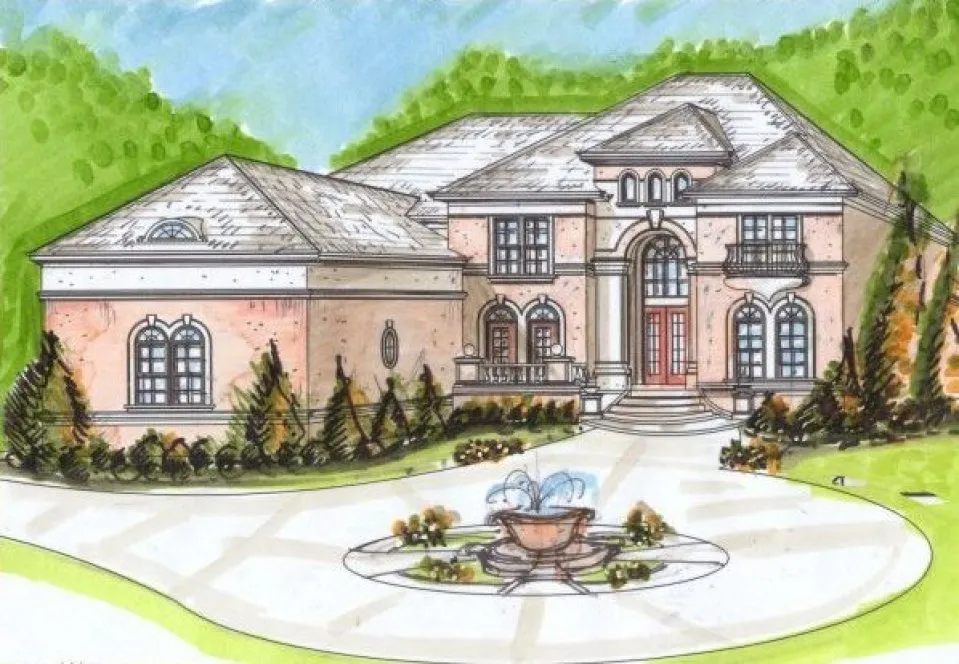 Full Rendering for House Plan #396110