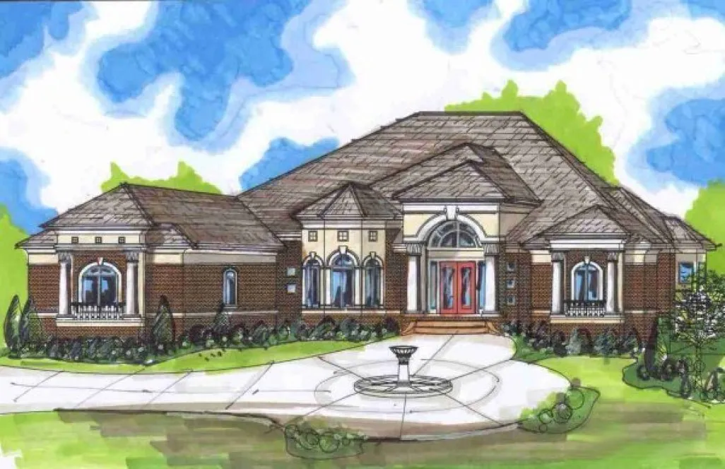 Full Rendering for House Plan #399720