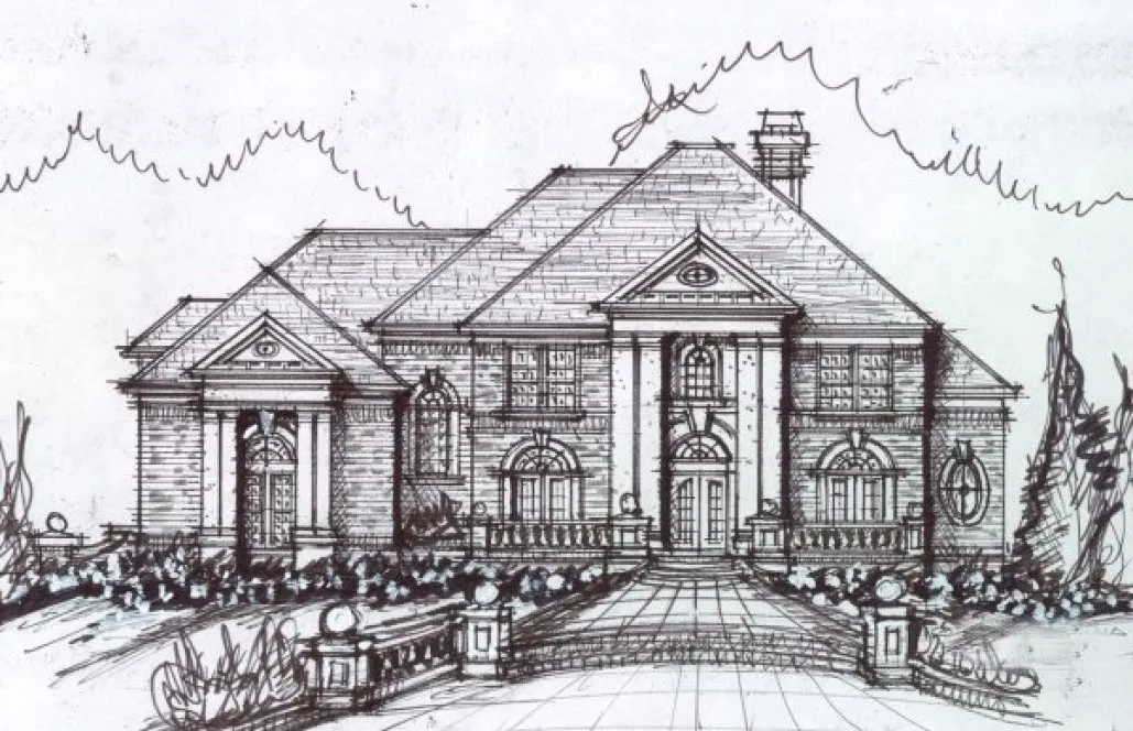 Full Rendering for House Plan #393700