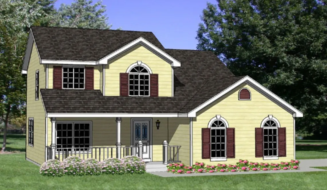 Full Rendering for House Plan #366079