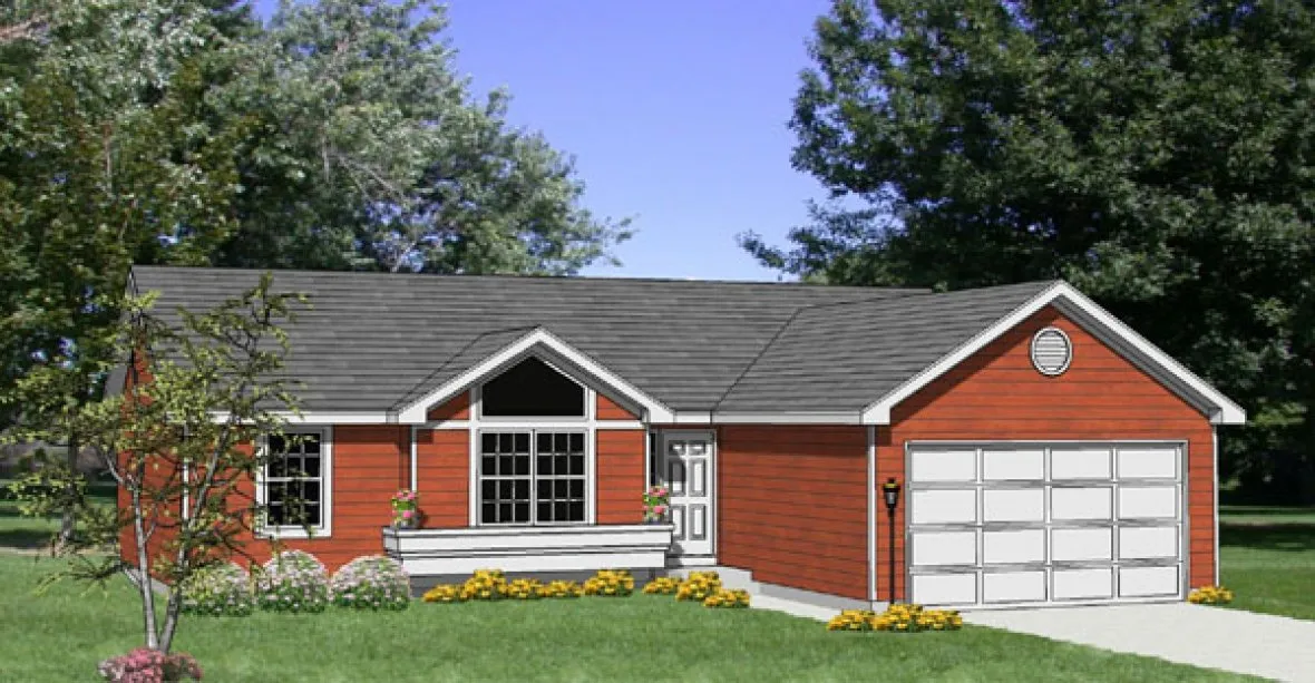 Full Rendering for House Plan #369069