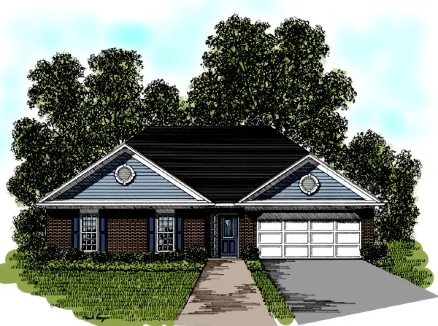Full Rendering for House Plan #275031
