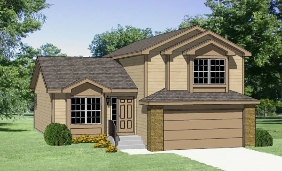 Full Rendering for House Plan #361049