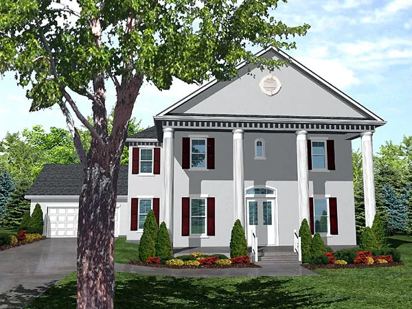 Full Rendering for House Plan #299001