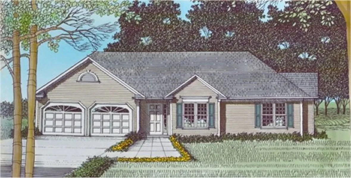 Full Rendering for House Plan #274041