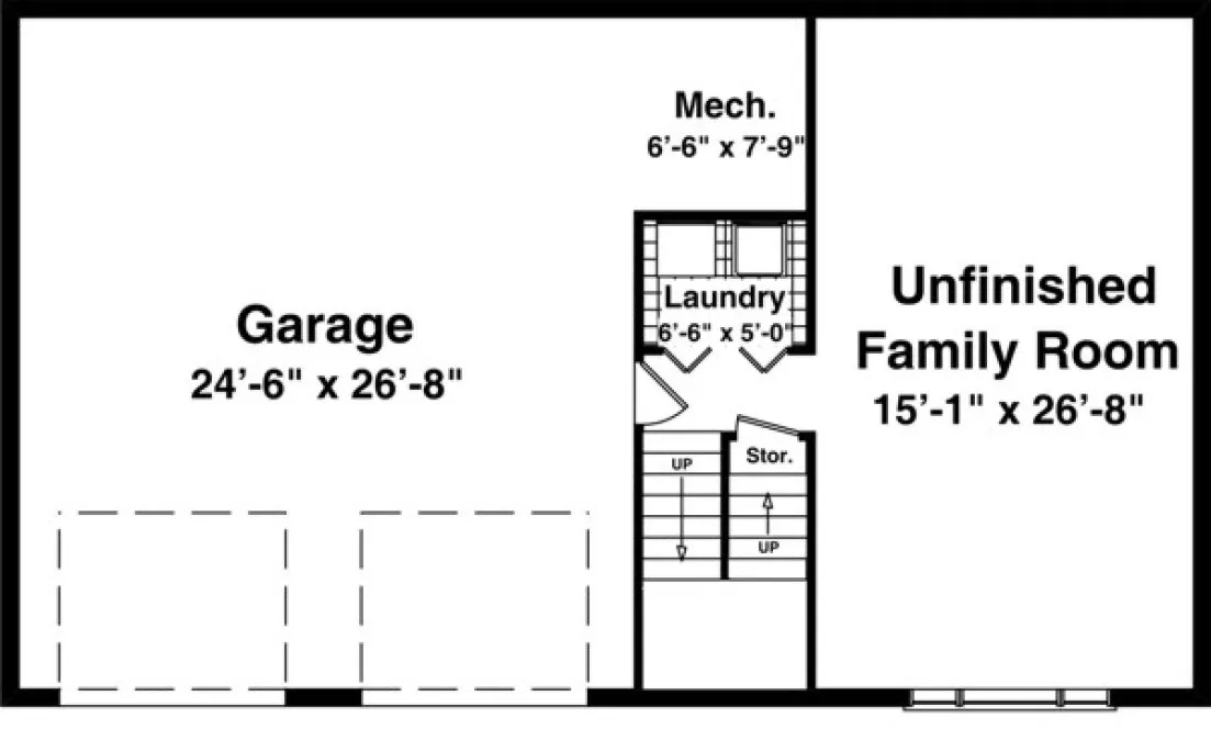 Basement Plan for House Plan #270141