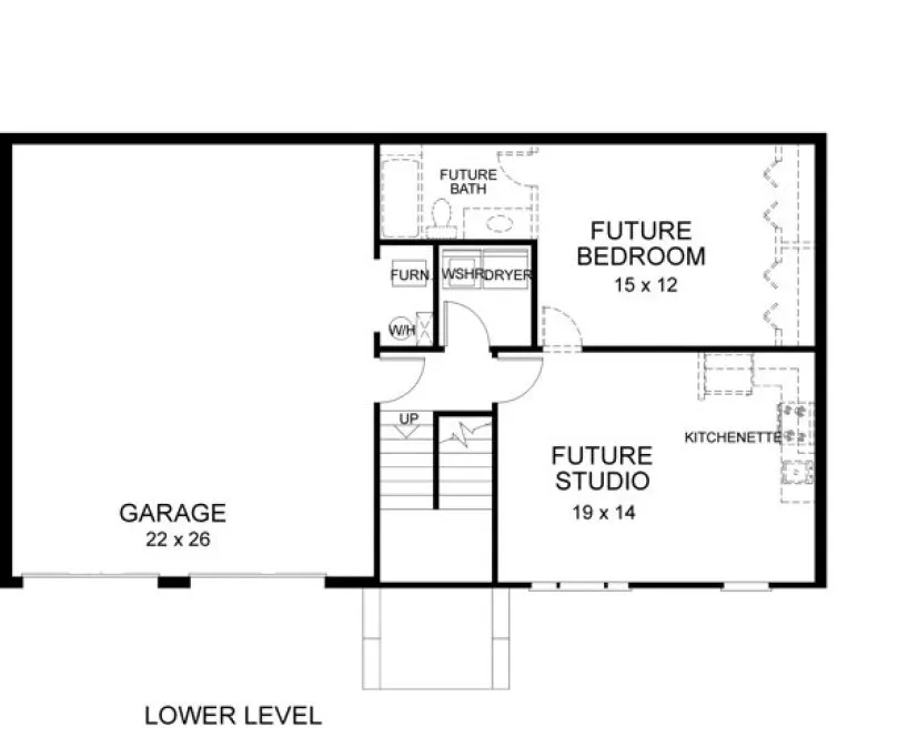Basement Plan for House Plan #274141