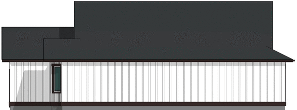 Right Elevation for House Plan #203052