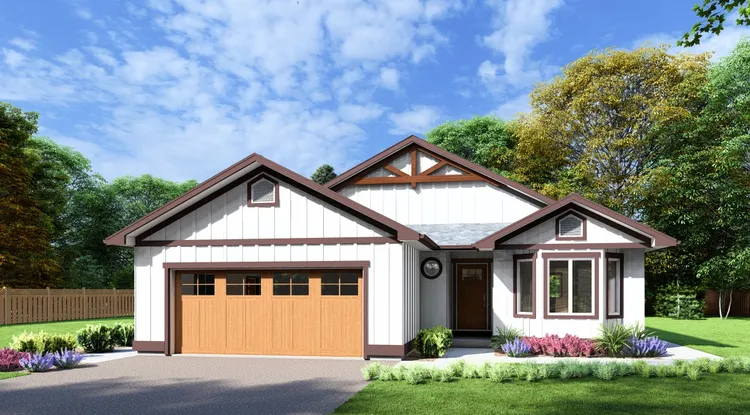 Full Rendering for House Plan #203052