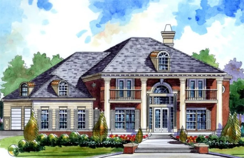Full Rendering for House Plan #398200