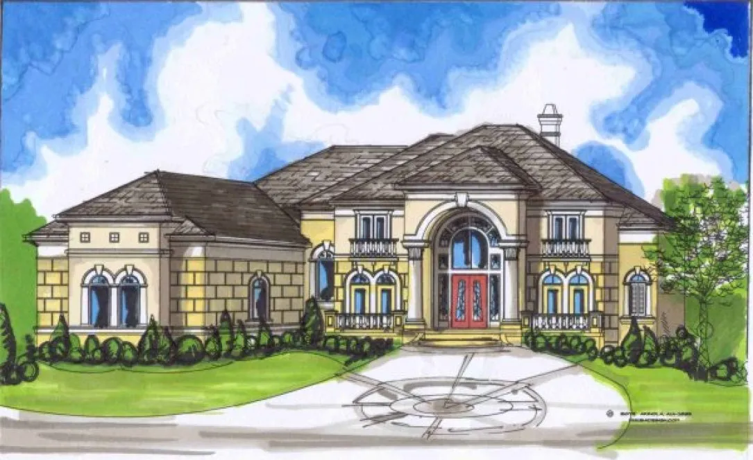 Full Rendering for House Plan #391620