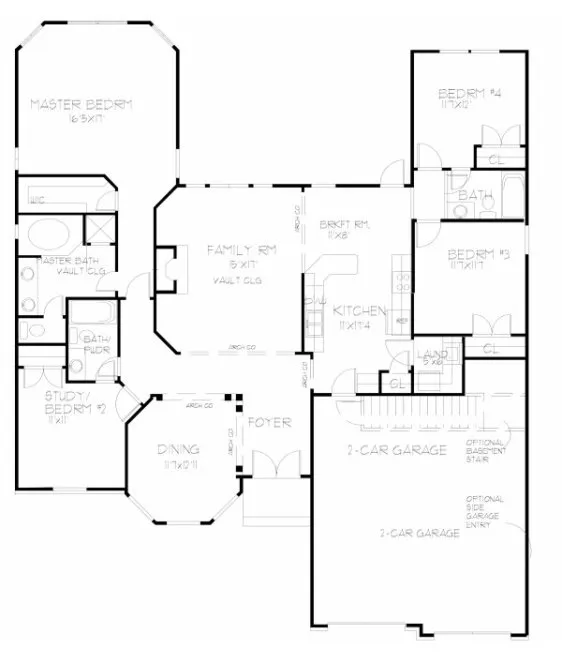 Main Floor Plan for House Plan #394120