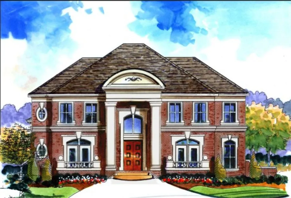 Full Rendering for House Plan #393620