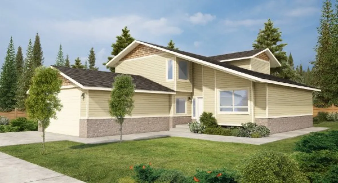 Full Rendering for House Plan #200957