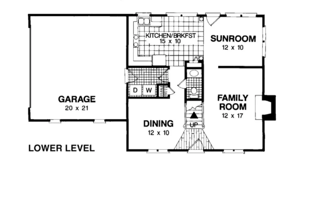 Main Floor Plan for House Plan #273151