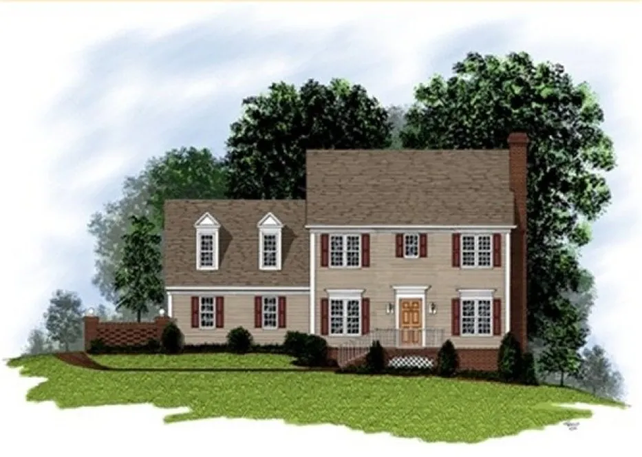 Full Rendering for House Plan #273151