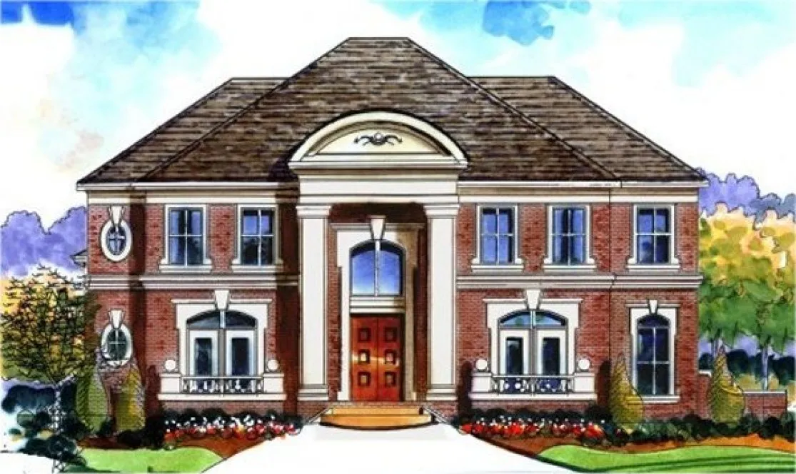 Full Rendering for House Plan #393430