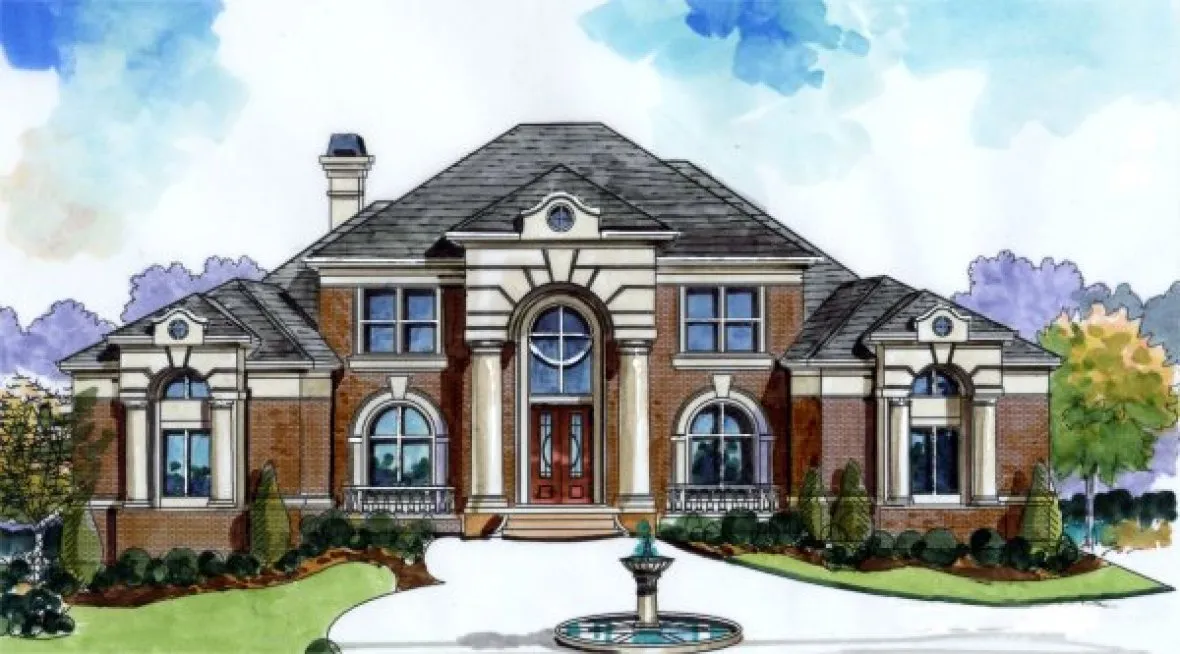 Full Rendering for House Plan #392620