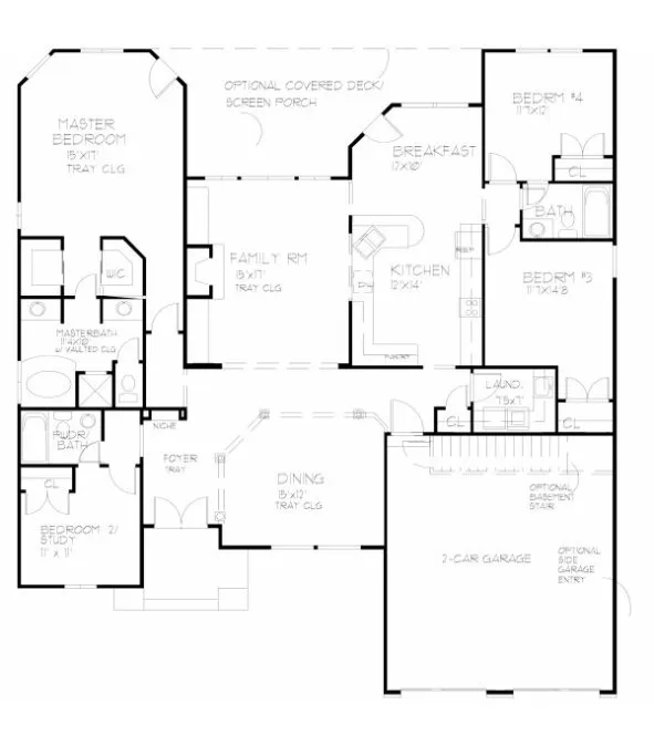 Main Floor Plan for House Plan #392120