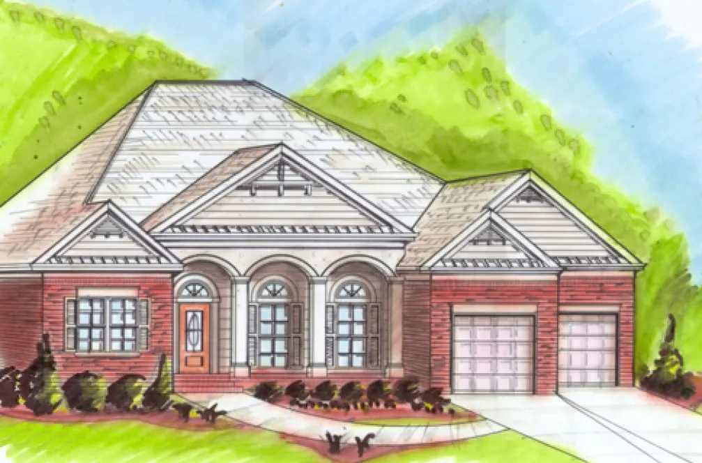 Full Rendering for House Plan #392120