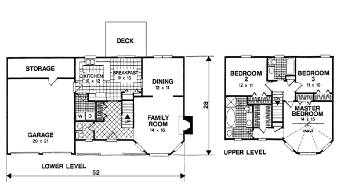 Main Floor Plan for House Plan #274151