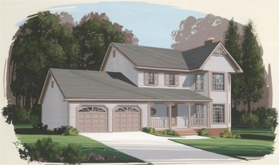 Full Rendering for House Plan #274151