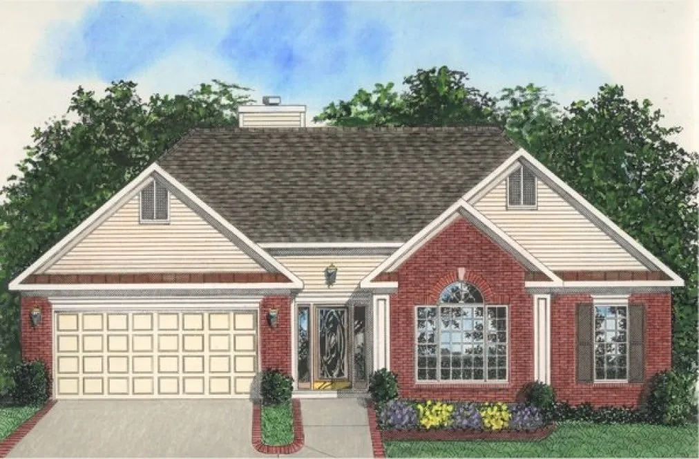 Full Rendering for House Plan #276151