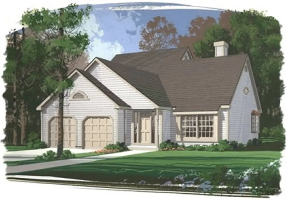 Full Rendering for House Plan #270161