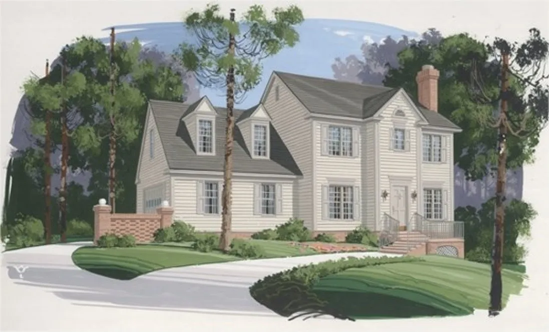 Full Rendering for House Plan #271161