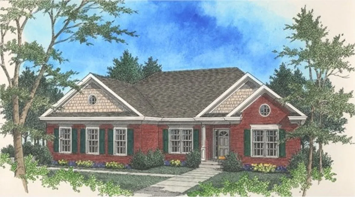 Full Rendering for House Plan #274161
