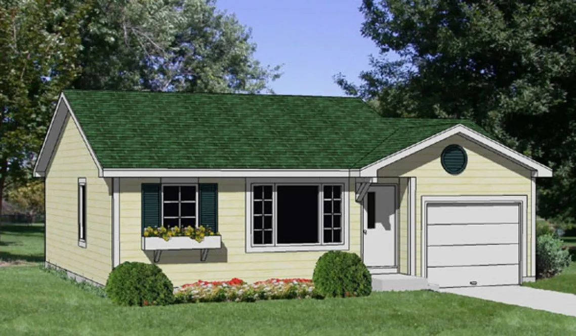 Full Rendering for House Plan #360401