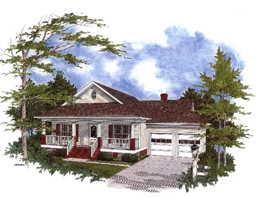 Full Rendering for House Plan #276171