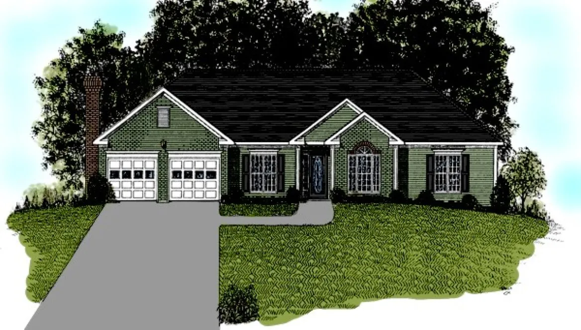 Full Rendering for House Plan #273181
