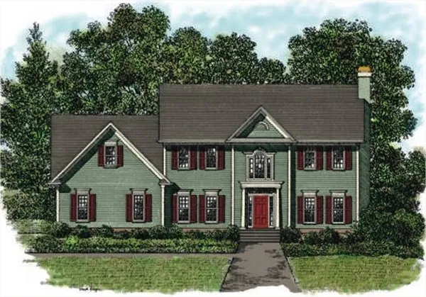 Full Rendering for House Plan #275091