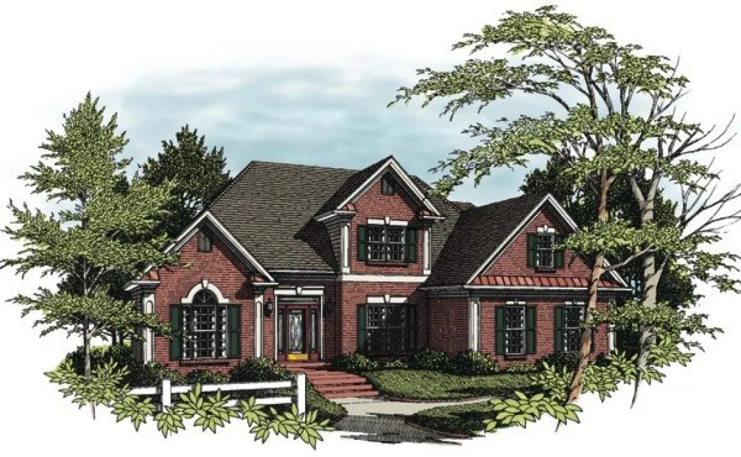 Full Rendering for House Plan #270191