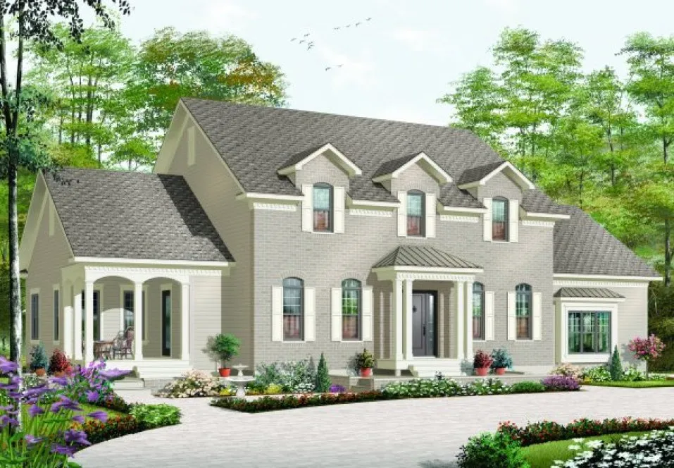Full Rendering for House Plan #149303