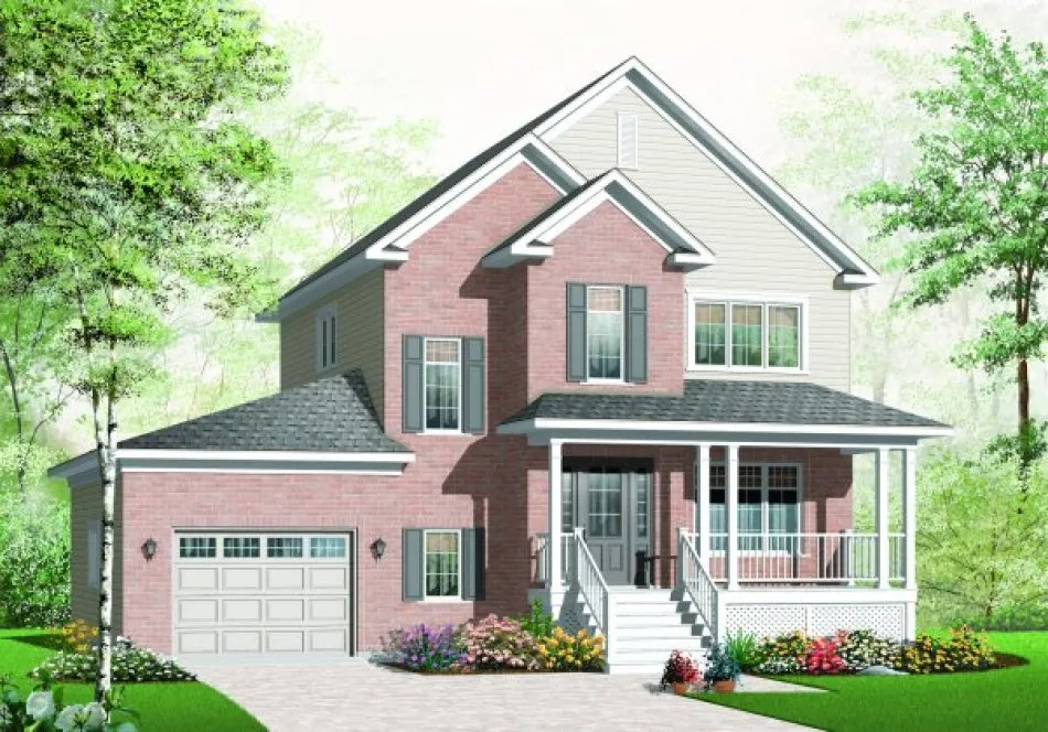 Full Rendering for House Plan #149683