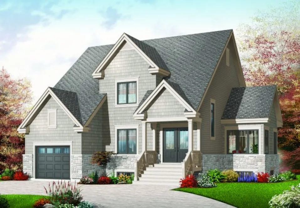 Full Rendering for House Plan #148683