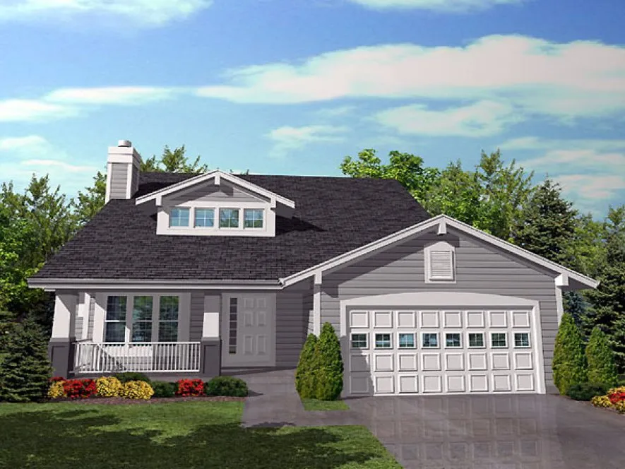 Full Rendering for House Plan #297002