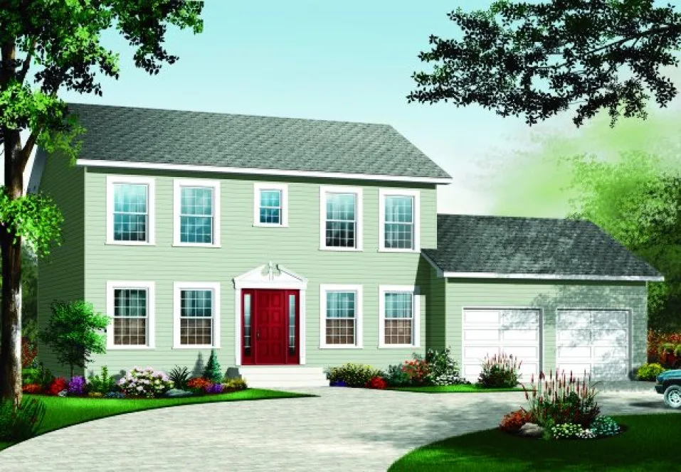 Full Rendering for House Plan #147683