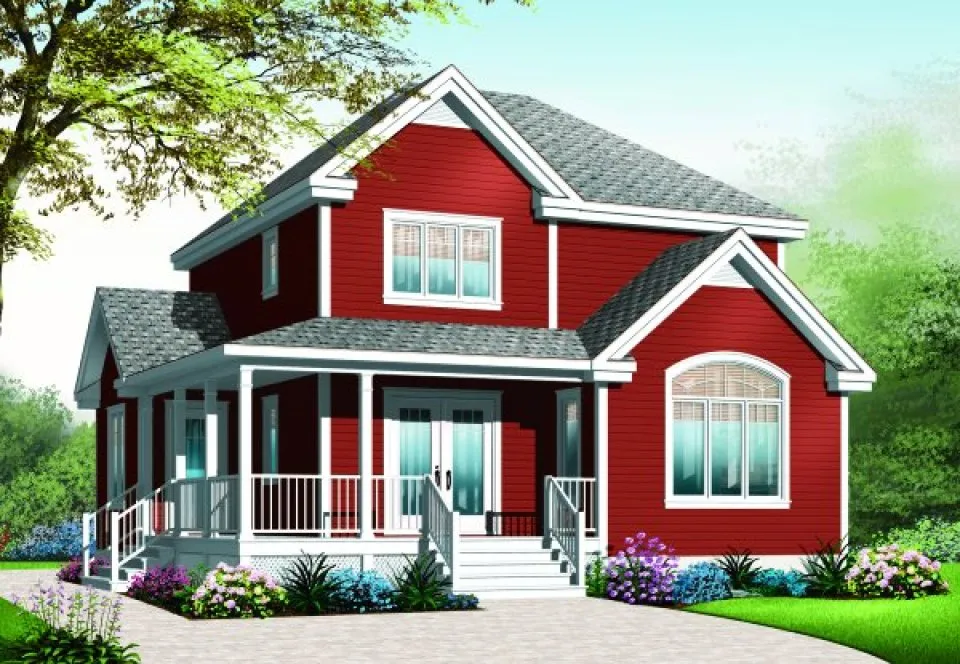 Full Rendering for House Plan #148073