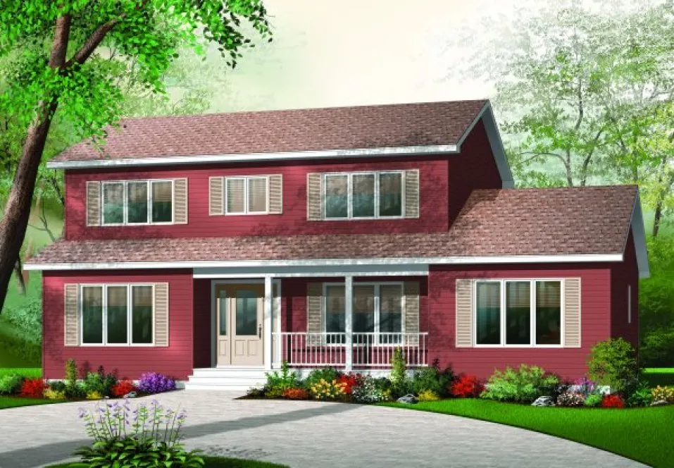 Full Rendering for House Plan #146073