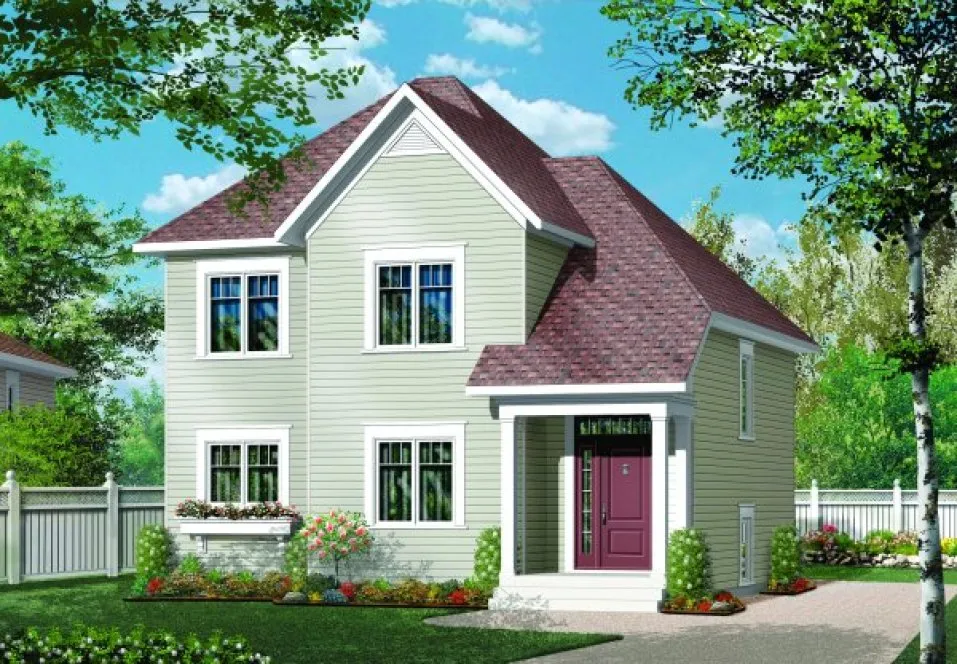 Full Rendering for House Plan #141073