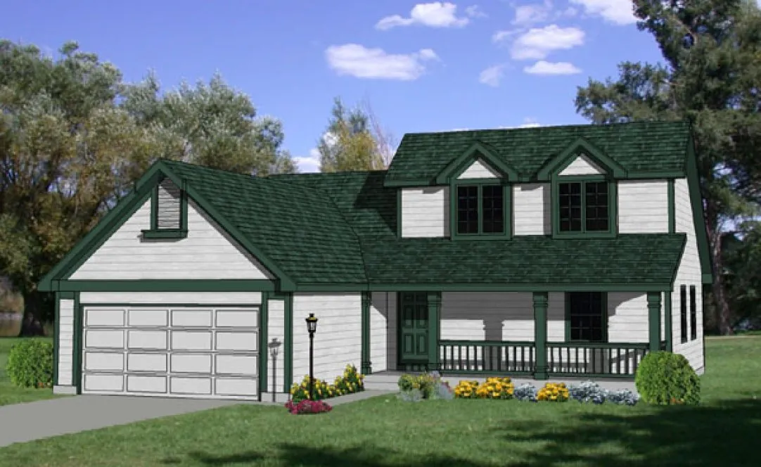 Full Rendering for House Plan #366039