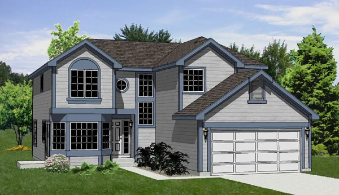 Full Rendering for House Plan #369039