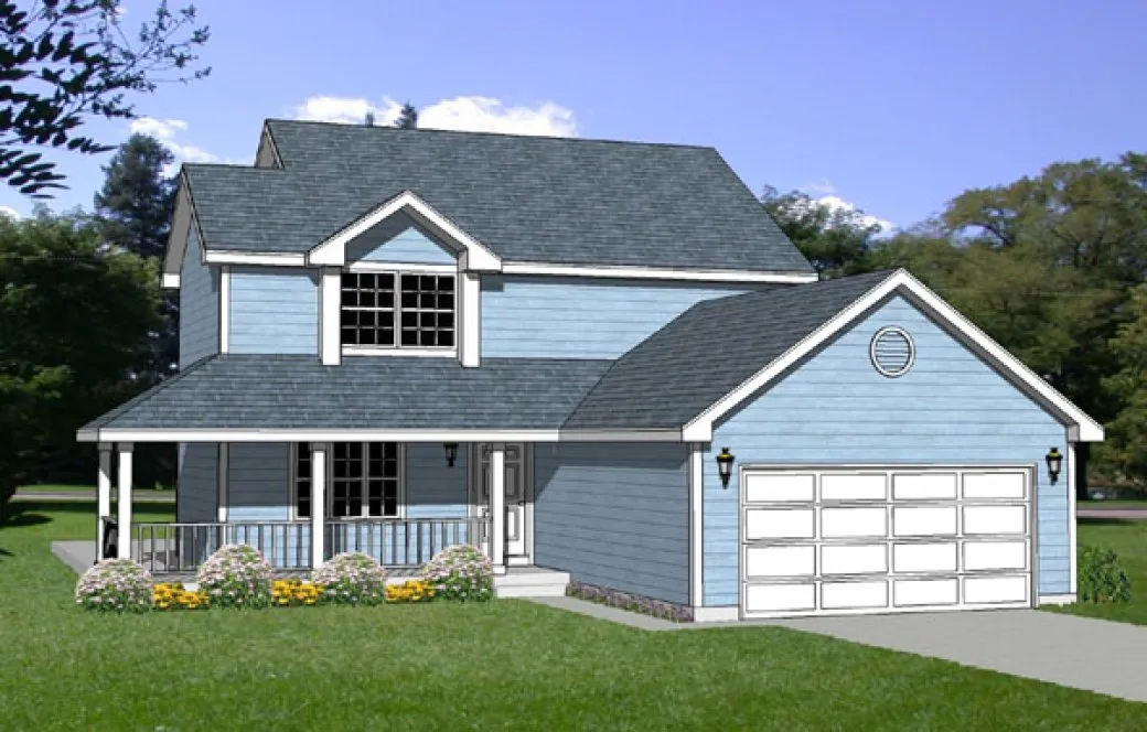 Full Rendering for House Plan #361139