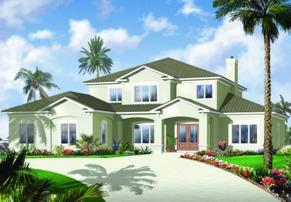 Full Rendering for House Plan #149163